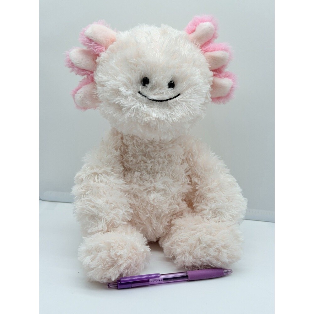 Aurora Pink Tubbie Wubbies Axolotl Plush Smiling Stuffed Animal 12” Soft Toy